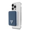 Guess PU Grained Triangle Logo MagSafe powerbank 5000mAh kék