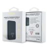 Guess PU Grained Triangle Logo MagSafe powerbank 5000mAh kék
