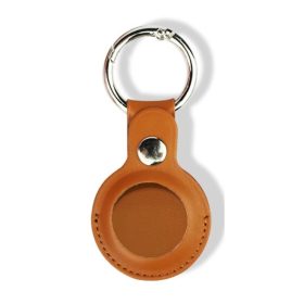 Tactical Airtag Beam Leather tok AirTag készülékhez barna