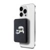 Karl Lagerfeld Embossed K&CH Heads MagSafe powerbank 5000mAh fekete