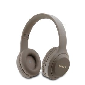 Guess Classic Silver Logo Wireless fejhallgató barna