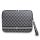 DKNY PU bőr Checkered Pattern and Stripe laptop tok 13/14" fekete