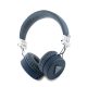 Guess PU Grained Triangle Logo ENC vezeték nélküli fejhallgató kék