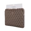 Guess PU 4G Triangle Logo tok Notebook 14" készülékhez barna