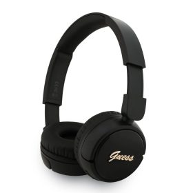   Guess Script Metal Logo vezeték nélküli fejhallgató fekete