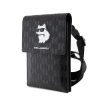 Karl Lagerfeld Saffiano Monogram Choupette NFT pénztárca tok fekete