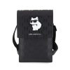 Karl Lagerfeld Saffiano Monogram Choupette NFT pénztárca tok fekete