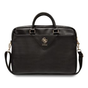   Guess PU Grained 4G Metal Logo laptop táska 15/16" fekete