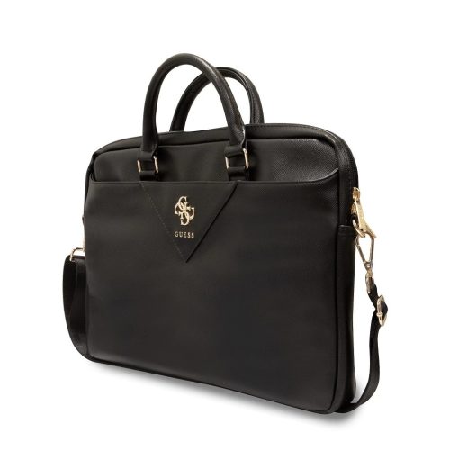 Guess PU Grained 4G Metal Logo laptop táska 15/16" fekete