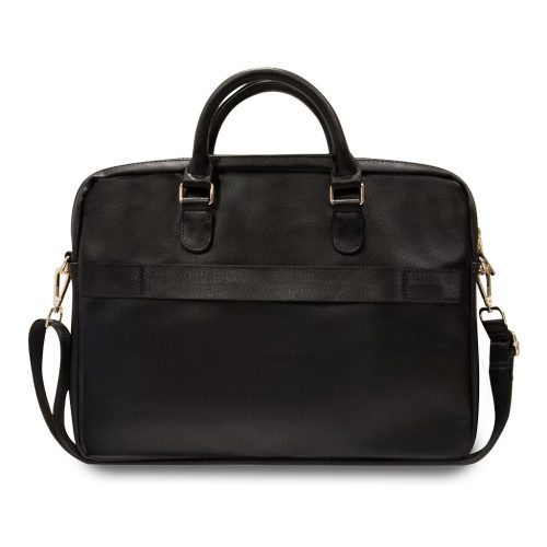 Guess PU Grained 4G Metal Logo laptop táska 15/16" fekete
