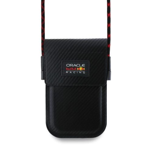Red Bull PU Carbon telefon táska fekete