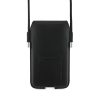 Lacoste PVC Blend Monogram telefon táska XL fekete