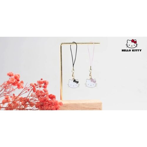 Hello Kitty Charm Kitty Head fekete