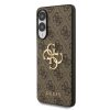 Guess PU 4G Metal Logo tok Samsung Galaxy S25 Edge készülékhez barna