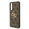 Guess PU 4G Metal Logo tok Samsung Galaxy S25 Edge készülékhez barna