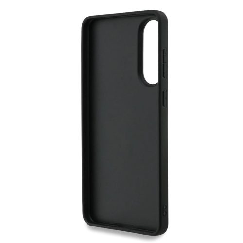 Guess PU 4G Metal Logo tok Samsung Galaxy S25 Edge készülékhez barna