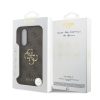 Guess PU 4G Metal Logo tok Samsung Galaxy S25 Edge készülékhez barna