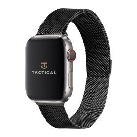   Tactical 333 Loop magnetikus rozsdamentes acél szíj Apple Watch 1/2/3/4/5/6/7/8/9/SE készülékhez 38/40/41mm fekete