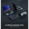 Nillkin Bumper Combo billentyűzetes tok (háttérvilágításos változat) Samsung Tab S9+ készülékhez fekete