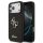 Guess PU Fixed Glitter 4G Metal Logo tok iPhone 17 Pro Max készülékhez fekete
