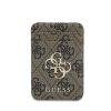 Guess 4G Metal Logo MagSafe kártyatartó állvány barna