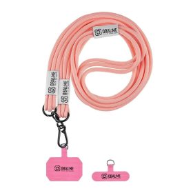   OBAL:ME NeckTag Trio Rope mobiltelefon készülékhez rózsaszín