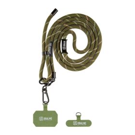 OBAL:ME NeckTag Rope mobiltelefonhoz katonai zöld