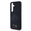 Red Bull Leather Meshed Debossed Logo MagSafe tok Samsung Galaxy S25 készülékhez tengerészkék