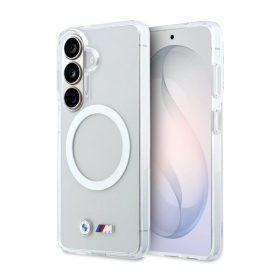   BMW M IML Metal fém logós mágneses tok Samsung Galaxy S26 készülékhez, átlátszó