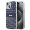 DKNY PC/TPU tónusos csíkmintás Magsafe tok iPhone 13 készülékhez kék