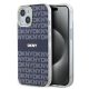 DKNY PC/TPU tónusos csíkmintás Magsafe tok iPhone 13 készülékhez kék
