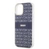 DKNY PC/TPU tónusos csíkmintás Magsafe tok iPhone 13 készülékhez kék