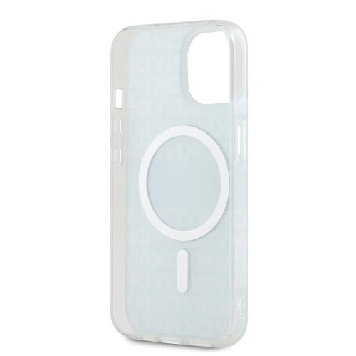 DKNY PC/TPU tónusos csíkmintás Magsafe tok iPhone 13 készülékhez kék